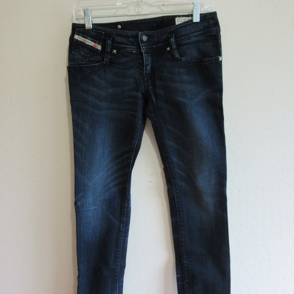 DIESEL Dark Blue Matic Stretch Skinny 27 Denim Jeans